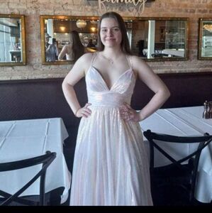 Irridecent Prom Dress Size 8